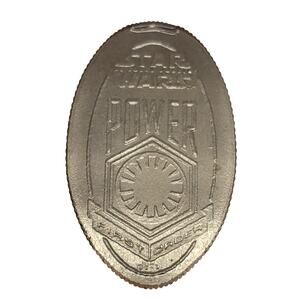 Disneyland Star Wars Pressed Coin Force Awakens Power First Order Logo‎ Retired